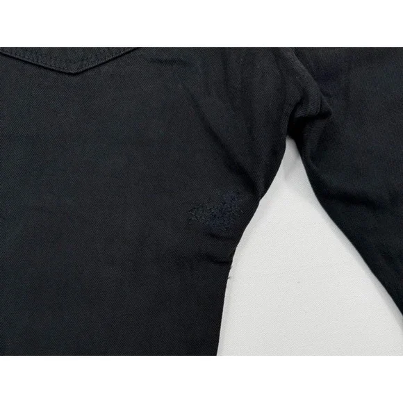 Levi's 501 Straight Leg Jeans Mens 31X32 Black Denim Button Fly Reclaimed NWT - Picture 7 of 16